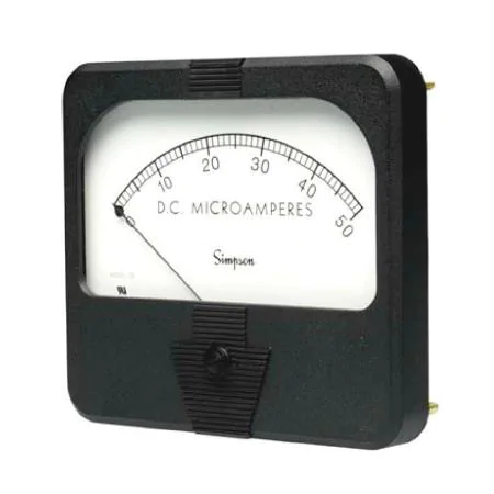 Panel Meter 49A 0-100 Acv-Re4.5 Rect 08360