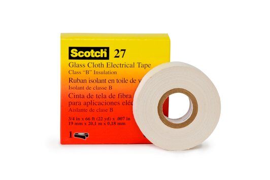 SCOTCH Cinta Aislante de Fibra de Vidrio - 3â„4 x 66 SCOTCH 27