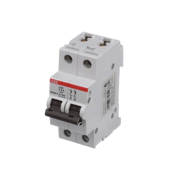 Circuit Breaker, 2-P, 6A/480V, K, 480Y/277VAC, UL1077 Recognized S202-K6