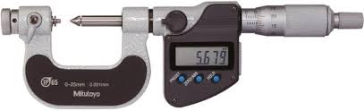 Digital external micrometer for thread  measurements 421650 25-50