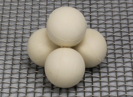 BALL 1-3/8 WHITE RUBBER 2311