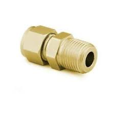 Conector macho laton, 5/8 pulg OD - 1/2 pulg B-1010-1-8