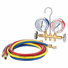 Manifold Gauge Set, 2 Valve, 3 Hoses 4PDG1