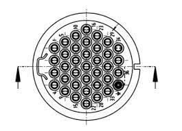 Heavy Duty Connectors Socket Insert, 37 Pos., Solder 309.703.150.037.000