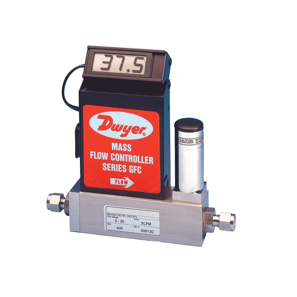 Gas Mass Flow Controller 0-2 LPM, stainless steel GFC-2108