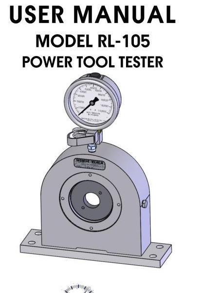 POWER TOOL TESTER RL-105-LBF